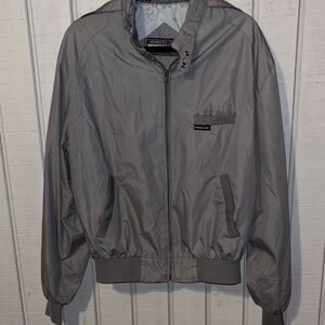 Members Only Charcoal Windbreaker